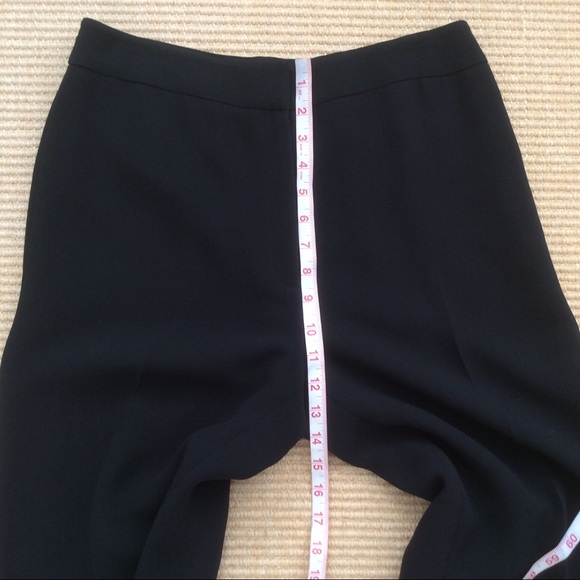 Albert Nipon Black Lined Wide Leg Pants - Size 8 - Picture 7 of 13